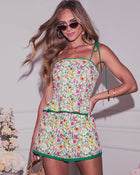 All In Floral Crop Top