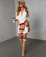 Harmony Cotton Button Down Shirt Dress