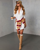 Harmony Cotton Button Down Shirt Dress