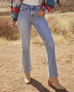 Shelton Super Stretch Mid Rise Bootcut Jeans