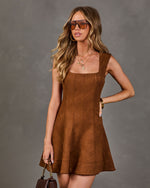 Fall Crush Faux Suede Mini Dress
