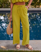 Spring Renew Crepe Waist Tie Pants