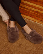 Brown % Snowfall Secrets Faux Fur Mules-3