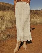 Celestial Haven Chiffon Maxi Skirt