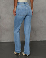 Found You Here Stretch High Rise Flare Jeans