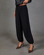 Late Afternoon Crepe Balloon Pants