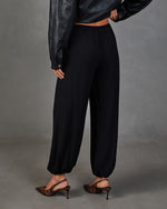 Late Afternoon Crepe Balloon Pants
