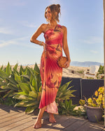 Lagoon Escape Wooden Beaded Clutch