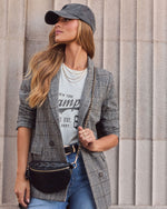 Black % Jenny Faux Leather Belt Bag-2