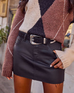 Myres Faux Suede Belt