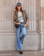 Charcoal % Helen Plaid Blazer-2