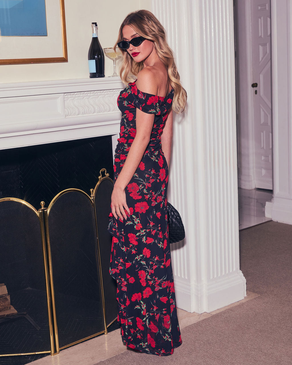 forbidden love floral print mesh maxi dress Forbidden Love Floral Print Mesh Maxi Dress