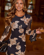 Bloom RSVP Embroidered Mini Dress