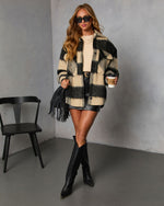 Fading Hour Heavyweight Brushed Plaid Jacket