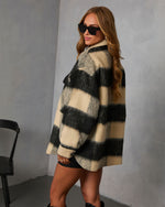 Fading Hour Heavyweight Brushed Plaid Jacket