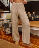 Frosted Wonder Knit Wide Leg Pants