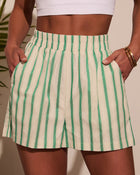 Peyton Striped Poplin Shorts