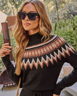 Soft Spot Knit Aztec Print Romper