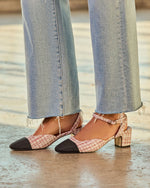 Rosalea Tweed Kitten Heels