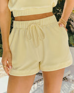 Banana % Geniva Drawstring Sweat Shorts-1