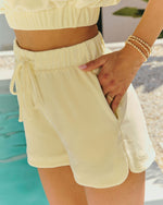 Banana % Geniva Drawstring Sweat Shorts-3