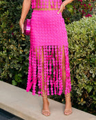 Rachelle Fringe Midi Skirt