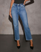 Marjorie Stretch High Rise Straight Leg Jeans