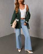 Tennis Club Graphic Knit Cardigan