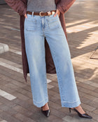 Found You Here Stretch High Rise Flare Jeans