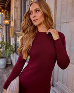 Icon Energy Knit Lace Trim Maxi Dress