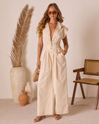 Dusky Vale Twill Jumpsuit