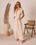 Dusky Vale Twill Jumpsuit