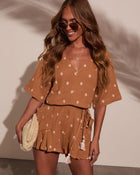 Artisan Aura Waist Tie Romper