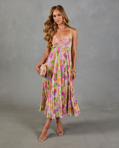 hush maxi dress Printed Velour Maxi Dress