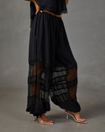 Izzy Crepe Lace Panel Joggers
