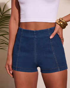 Edinah Denim High Rise Shorts