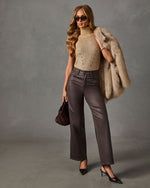 Jona Knit Turtleneck Sleeveless Sweater