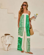 Relaxed Riviera Tropical Print Relaxed Drawstring Pant