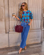 Dusky Charm Stretch High Rise Straight Leg Raw Hem Jeans