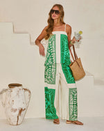 Relaxed Riviera Tropical Print Top