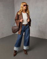 Lytton Suede Waist Tie Jacket