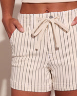 Dock Bliss Striped Drawstring Shorts