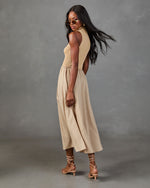 Weekend Darling Color Block Midi Dress