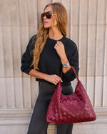 Ramina Woven Leather Shoulder Bag
