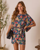 Jacie Wrap Mini Dress