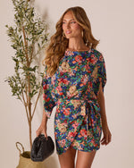 Jacie Wrap Mini Dress