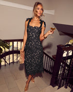 Warm Intentions Lace Midi Dress