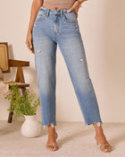 Outlaw Stretch Super High Rise Barrel Jean
