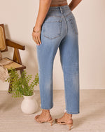 Outlaw Stretch Super High Rise Barrel Jean