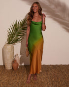 Summer Smiles Slip Cowl Maxi Dress